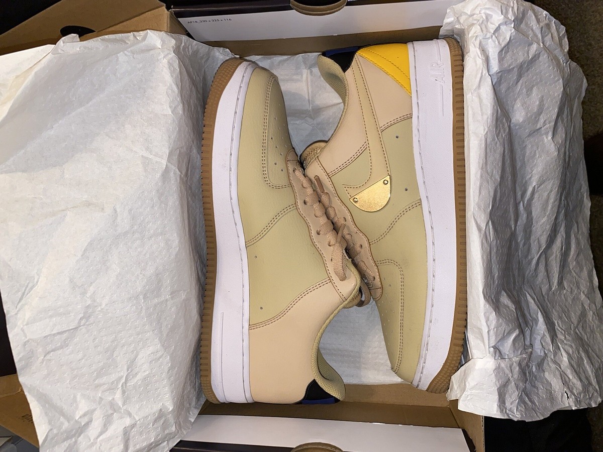 Nba Sesame x Air Force 1 Size 9.5 Nike Air Force 1 Retro Sesame and White Mens Basketball  main image 3