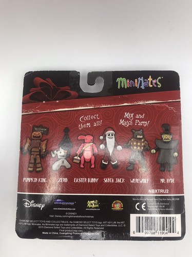 Tim Burton’s THE NIGHTMARE BEFORE CHRISTMAS Mr Hyde and The Wolfman MINIMATES - Picture 2 of 2