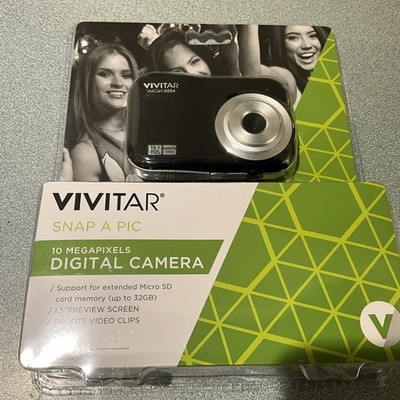 NEW SEALED Vivitar Snap A Pic 10 Megapixels Digital Camera w/video Black X054