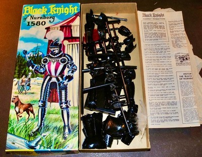 AURORA 473-98 FAMOUS FIGHTERS BLACK KNIGHT OF NURNBERG MODEL KIT