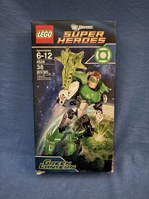 LEGO Superheroes GREEN LANTERN Action Figure 4528 DC Comics w/ Box + Manual