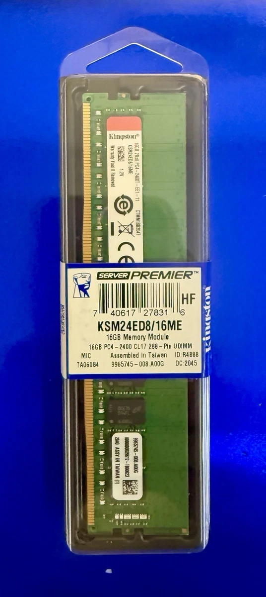 Kingston PC4-19200 (DDR4-2400) Bus Speed Computer RAM 16 GB