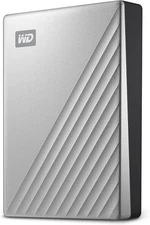 WD My Passport Ultra 4TB Portable External Hard Drive Silver WDBFTM0040BSL-WESN
