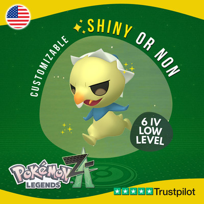 Capsakid Shiny or Non   6 IV Pokémon Legends Z-A Competitive Customizable ZA Z A