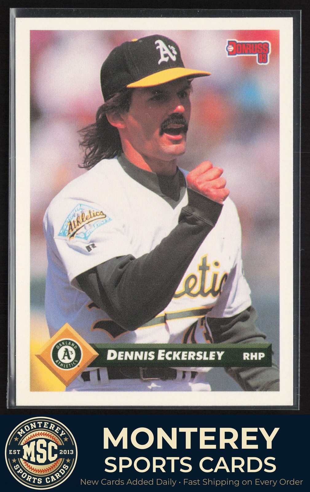 Dennis Eckersley #215 Baseball Cards 1993 Donruss trading card — raw and PSA graded price guide