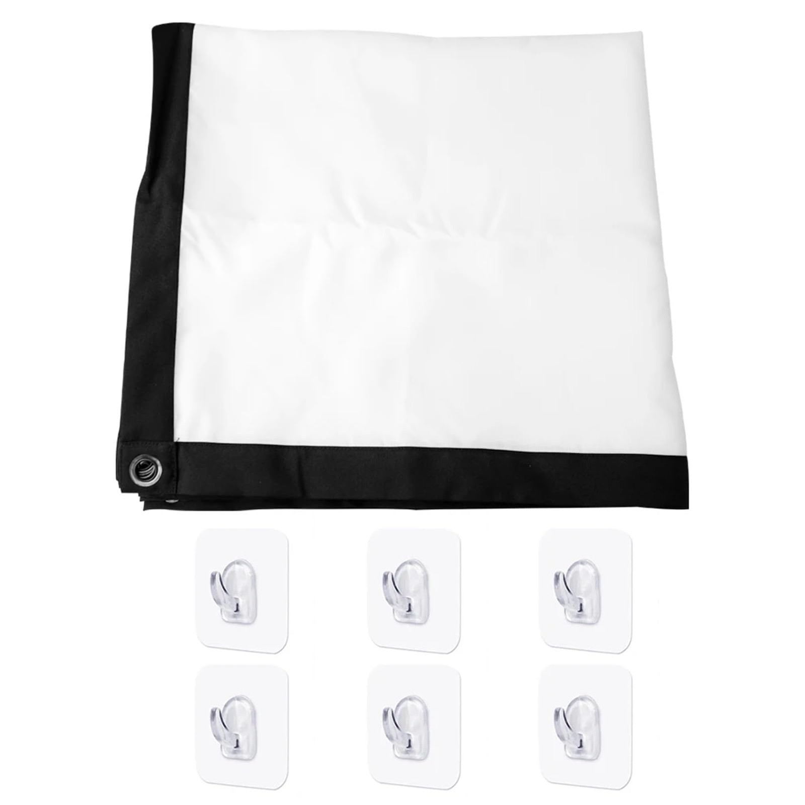 12.5ft Portable Projector Movie Screen, 16:9 4K Projection Screen US Stock