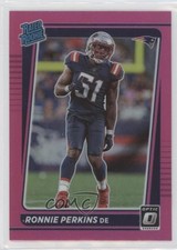 2021 Panini Donruss Optic Rated Rookie Pink Prizm Ronnie Perkins #283 0lu2