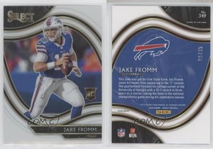 2020 Panini Select Field Level White Prizm /35 Jake Fromm #349 Rookie RC