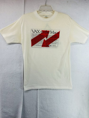 #ad #ad Vax To The Macs White Pine Software Vintage White T Shirt Large Made in USA $36.99