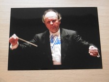 Marek Janowski Conductor signed 8x12 inch photo autograph