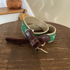 Preston Golf Clubs Boys 18th Hole Brown Leather Green Belt Size 26