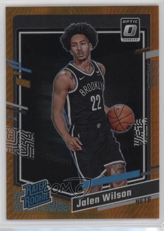 2023 Panini Donruss Optic Rated Rookie Orange Hyper Prizm /99 Jalen Wilson 2s2