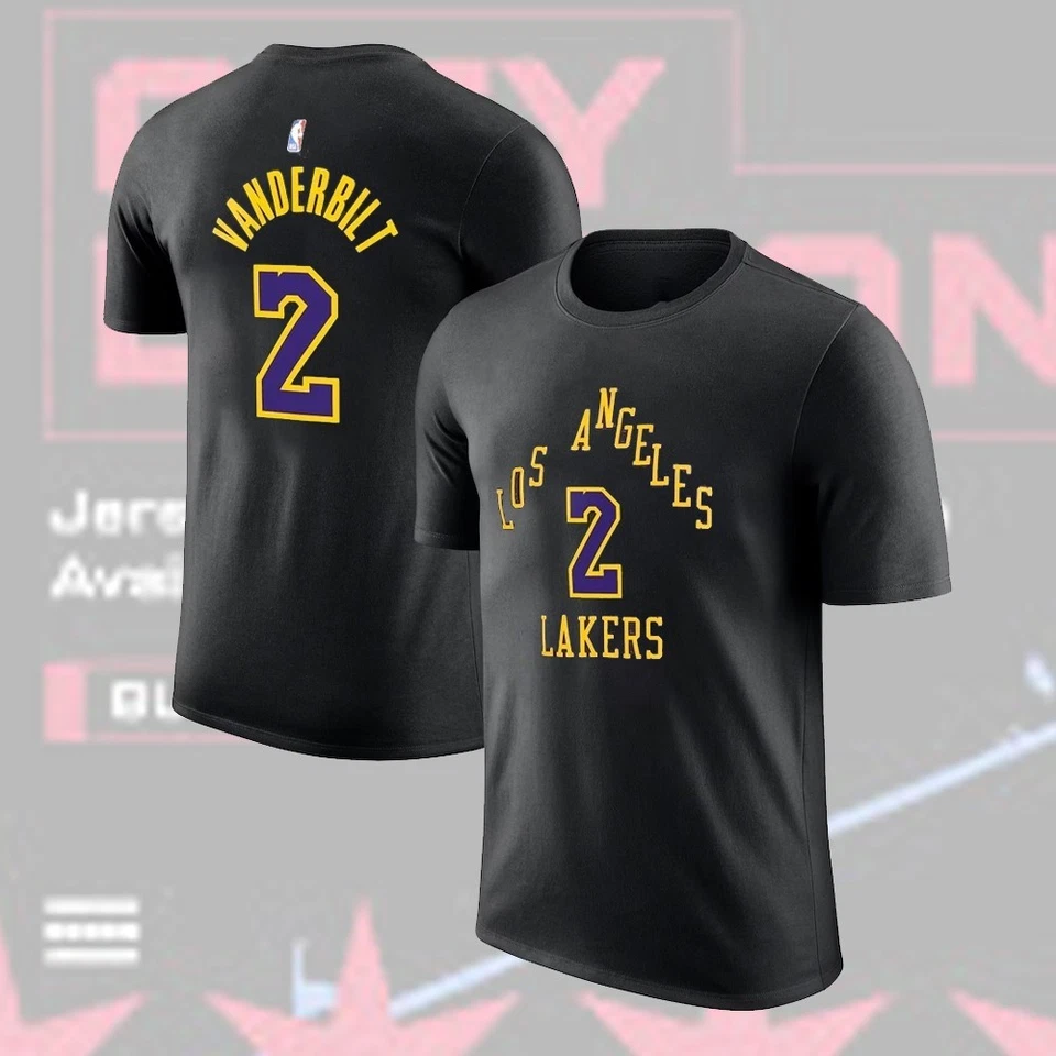 🎉Los Angeles La*kers 2025/26 edición ciudad nombre y número para fans: Dončić, Reave Foto 3 de 4