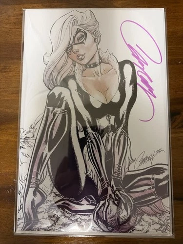 The Amazing Spider-Man #14 J Scott Cambell Varient G signed W/ COA