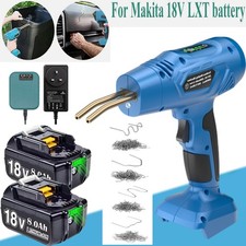Cordless Plastic Welder Gun Welding Bumper Machine +200 Staples For Makita 18V