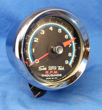 1960s Sun Super Tach Sst-709 8000 Rpm Tachometer W Cup Day 2 Hot Rod Wow 1960s Sun Super Tach Sst-709 8000 Rpm Tachometer W Cup Day 2 Hot Rod Wow