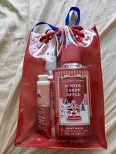 Bath  Body Works   Winter Candy Apple gift bundle body lotion/wash, hand cream