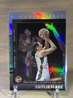 2025 Panini Caitlin Clark Chronicled Worth The Wait WNBA Debut Holo Foil #2