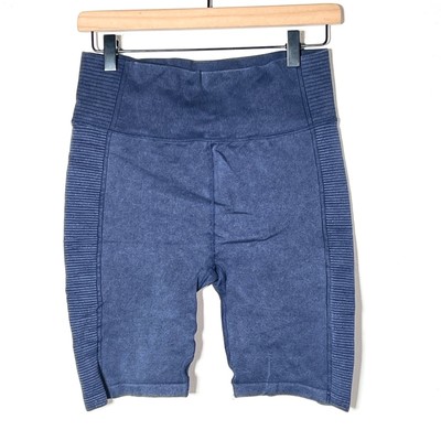 Harmony & Balance blue compression athletic gym shorts size small S B196