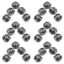 120 Pcs Sew on Snaps Sewing Card Making Button Clothing Fasteners