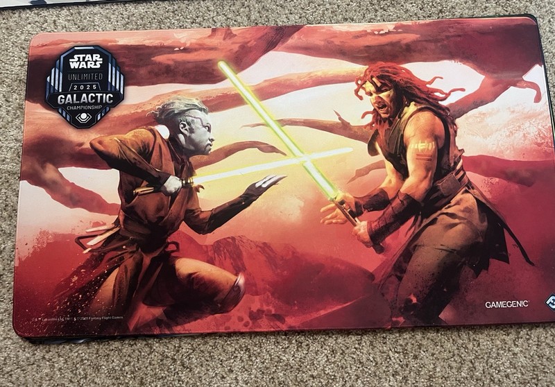 Star Wars Unlimited Playmat Asajj Ventress Quinlan Vos Galactic Championship 25