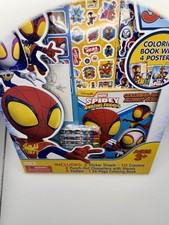 Marvel Spidey and His Amazing Friends Super Activity Kit-Color Sticker Set NEW