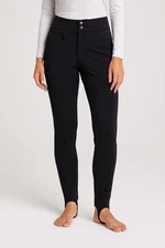 Schoeller Polar Edge Women’s Ski Pants Black Size 6 Stirrup Warm Snow Germany