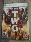 Army of Two: The 40th Day (Xbox 360, 2010) NO MANUAL