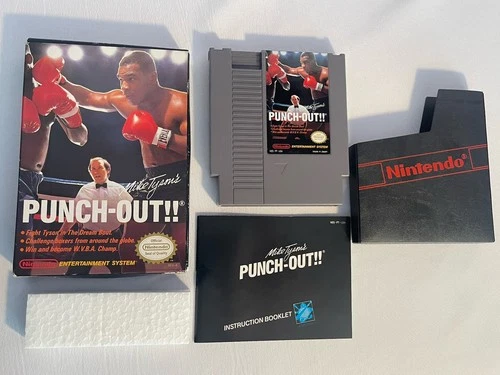 Mike Tyson's Punch-Out (Nintendo NES) Tested - Authentic Very Nice Condition