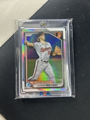 Jackson Holliday 2024 Bowman - Chrome Prospects Refractor #BCP-47 /499 (RC)