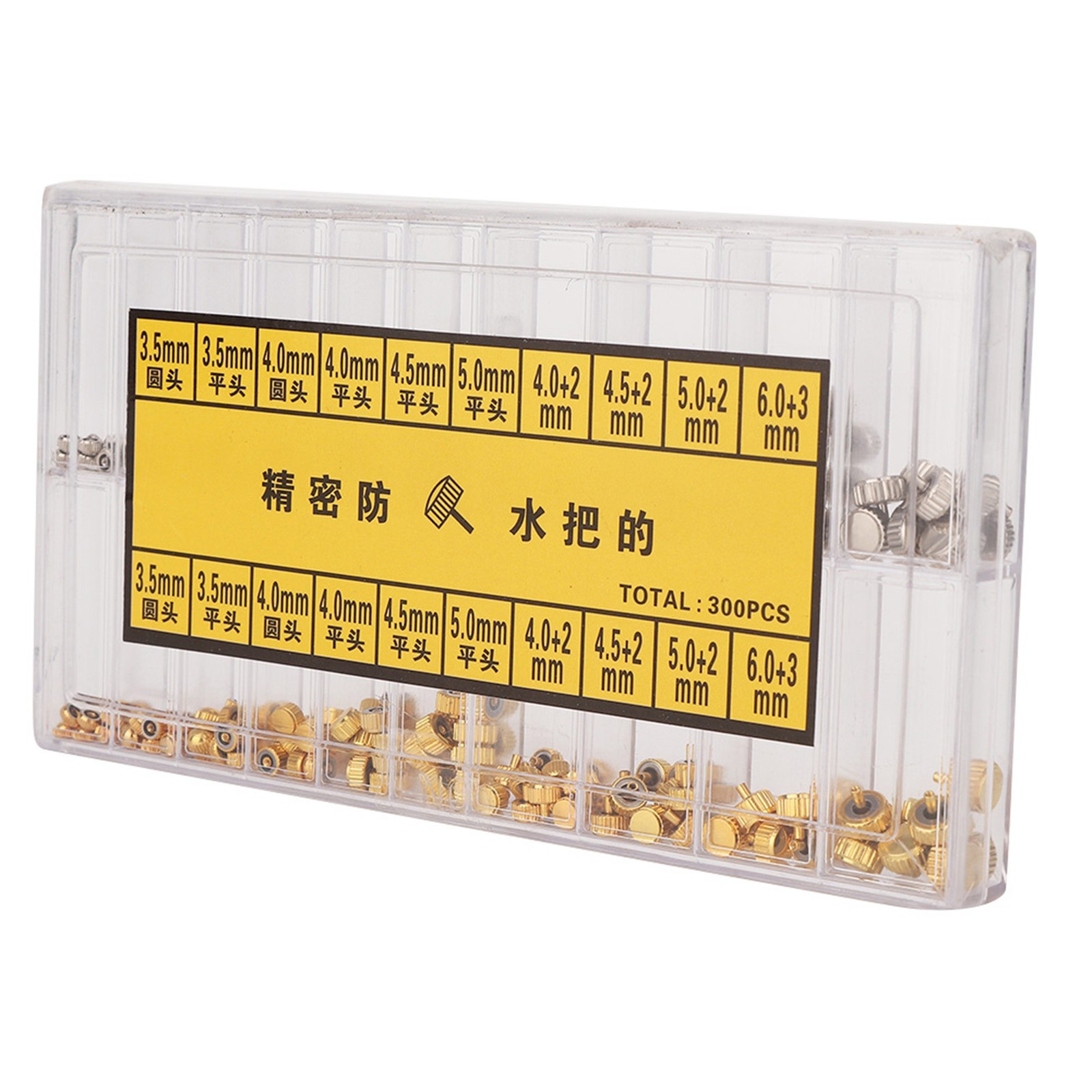 Assorted Watch Crown Replacement Parts Durable Tool Kit For Watch Repair