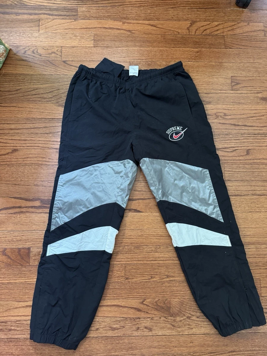 Supreme Men Track Pants Black Activewear Pants for Men for sale | eBay