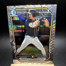 2026 Bowman Reptilian Andrew Fischer Milwaukee Brewers #BCP-149