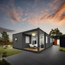 Custom Luxury 20ft 40ft Flat Pack Container House 🏠 Tiny Home Office Modular