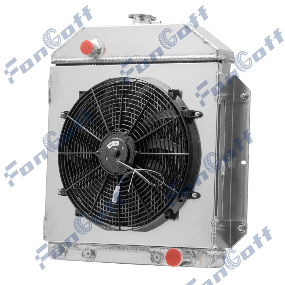 3 Rows Radiator Shroud Fan For 1949-1953 Ford Country Squire Sedan Consul CARS - Image 2 of 4