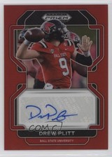 2023 Panini Prizm Draft Picks 2022 Update Red /199 Drew Plitt #RA-DPI Auto 0jr6
