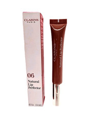 Clarins Natural Lip Perfector 06 Rosewood Shimmer 12ml Lip Gloss Balm