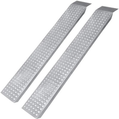2X Auffahrrampe 400 kg   Rutschfest, Verzinkter Stahl für PKWs & Motorräder