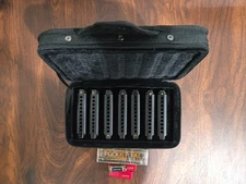 EASTTOP Harmonica set of 7-Pack 10Hole Blues harp mouth organ Diatonic Harmonica