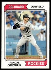 2023 Topps Heritage Randal Grichuk Colorado Rockies #233