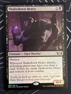 1x Foil Shakedown Heavy (95) Streets of New Capenna LP MTG Magic x1 MKE