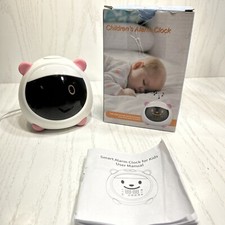 Kids Alarm Clock WiFi Smart Children's Trainer Wake Up Alarm Clock Pink New b-m 