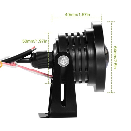 2 Pcs 2.5" Auto COB LED Fog Light Halo Angel Eye Ring Bulb Lamp Driving DRL 12V - Picture 8 of 12