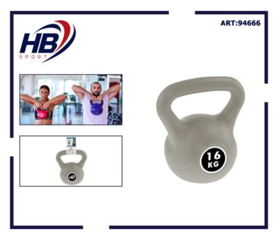 Kettlebell Kg 4 6 8 12 16 20 24 Weight Training Kugelhantel Palestra Peso Pesi E - Foto 9