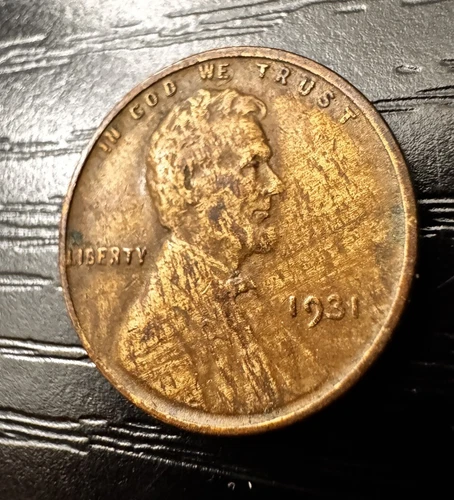 1931-P1C BN Lincoln Cent Wheat Penny “Woodie” Alloy Mix Error - AU+