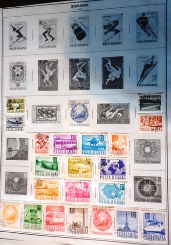 Großes Rumänien Briefmarken Lot auf verschiedenen Seiten - Bild 11 von 12