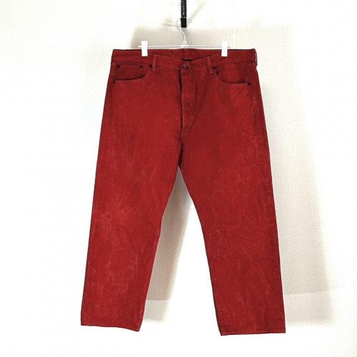 Levi's 501XX Straight Color Denim Pants in Red W42 L30 [VG Levi's 501XX Straight Color Denim Pants in Red W42 L30 [VG