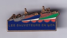 RARE PINS PIN'S .. BATEAU NAVIRE BOAT SAUVETAGE MER SNSM SNS ZODIAC PLONGEE ~FS