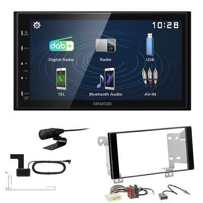 Kenwood 2DIN DAB+ Autoradio für Subaru XV ab 2012 Klavierlack schwarz