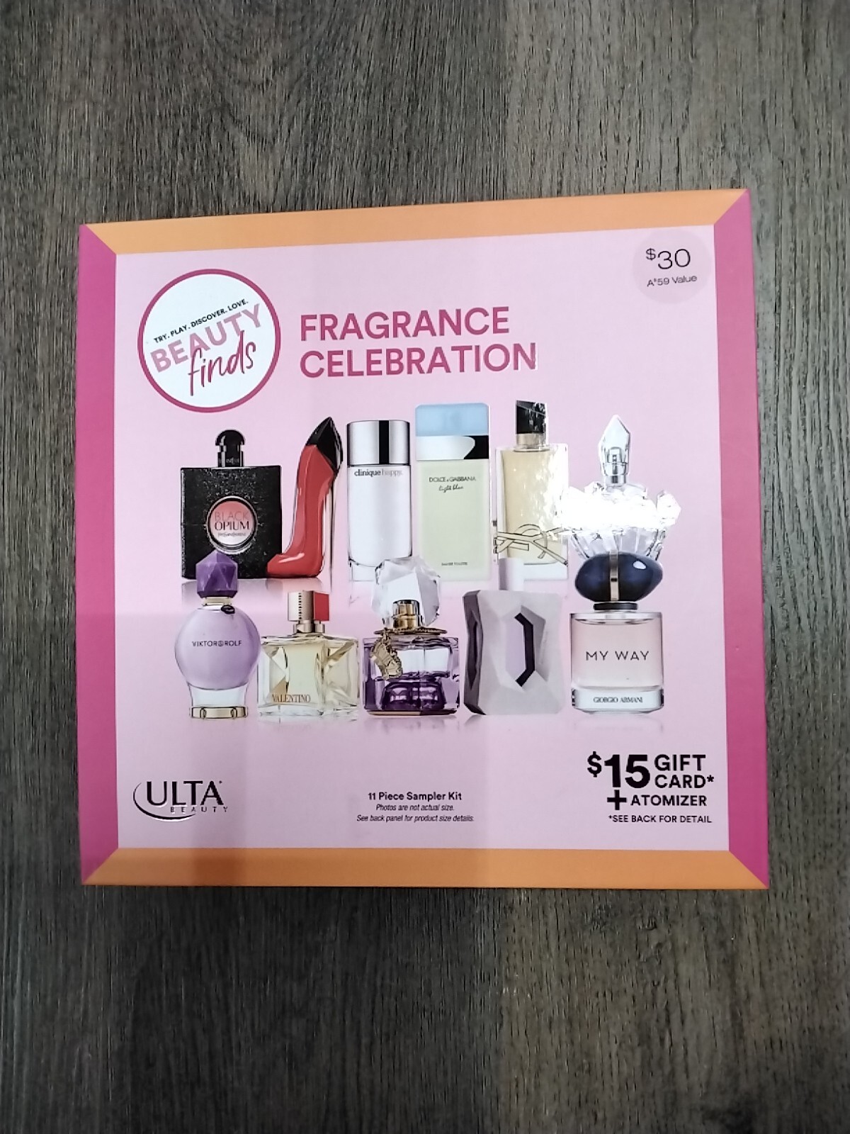 Ulta Women's Fragrance Celebration 11pc Parfum Sampler Kit Gift Set for